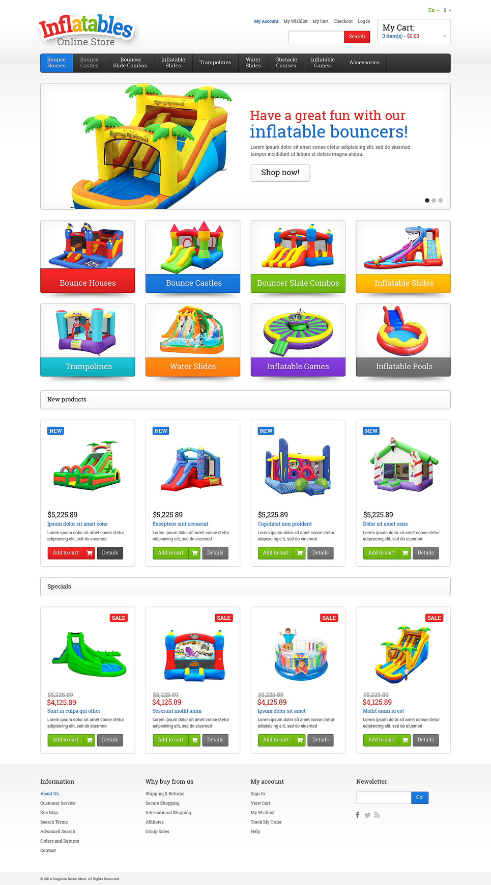 Entertainmnet Responsive Magento Theme New Screenshots BIG