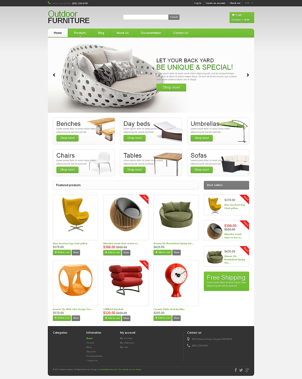 Furniture Responsive Shopify Theme New Screenshots BIG