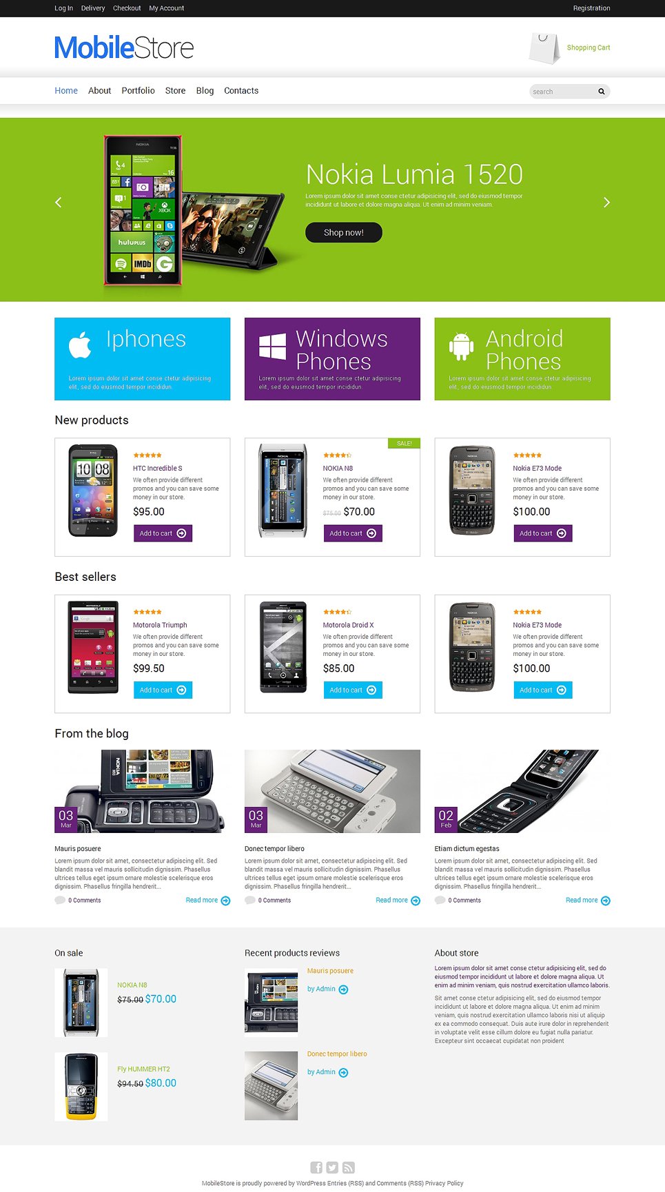 Mobile Repair Service Responsive WooCommerce Theme New Screenshots BIG