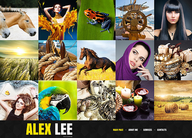 Photographer Portfolio Bootstrap Website Theme Big Screenshot Photographer Portfolio Website Template New Screenshots BIG
