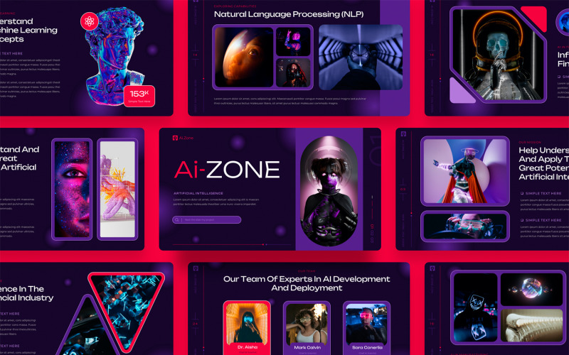 Aizone - Artificial Intelligence Keynote Template