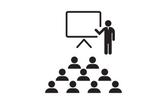 Training business coach Vector icon design illustration v.2