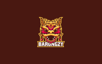 Barongzy Simple Mascot Logo