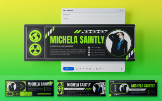 Brutalism Email Signature 654