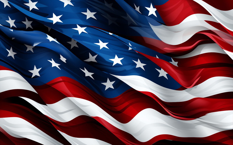 Flying american flag, usa flag art, Us flag art Background
