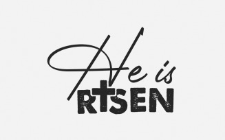 He is Risen PNG, Digital Sublimation, Christian Easter PNG, Jesus Easter Design, Bible Verses PNG,