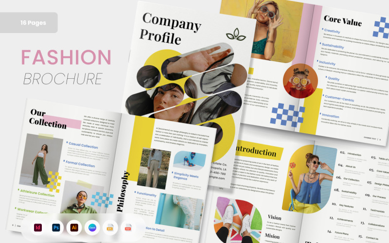 Lova - Fashion Brand Company Profile Brochure Magazine Template