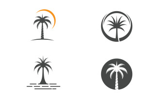 Dates Fresh Fruit illustration Logo design template v.5