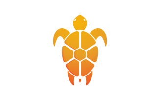Turtle animal cartoon icon vector illustration design template v.13