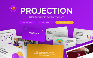 Projection Pitch Deck PowerPoint Template