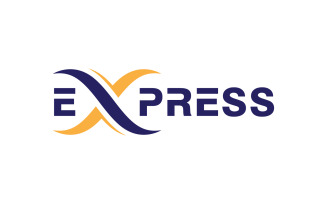 Express delivery logo Vector icon design illustration v.10