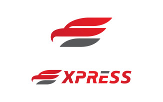 Express delivery logo Vector icon design illustration v.1