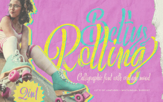 Bettys Rolling Vintage Script