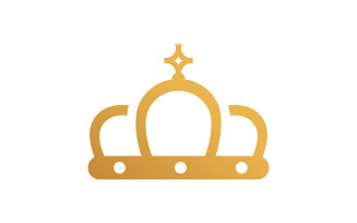 Crown of king Logo Template vector icon v.13