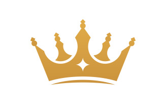 Crown of king Logo Template vector icon v.14