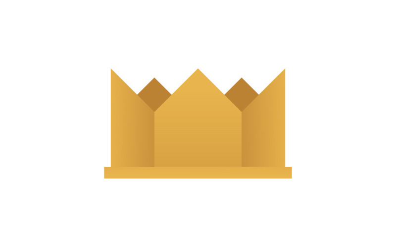 Crown of king Logo Template vector icon v.8