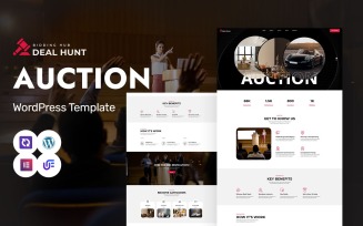 Deal Hunt - Auctions, Marketplace And Antique Sales WordPress Elementor Theme