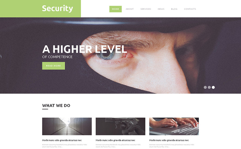 Accounting Website Bootstrap WordPress Template Big Screenshot Accounting Website Responsive WordPress Theme New Screenshots BIG