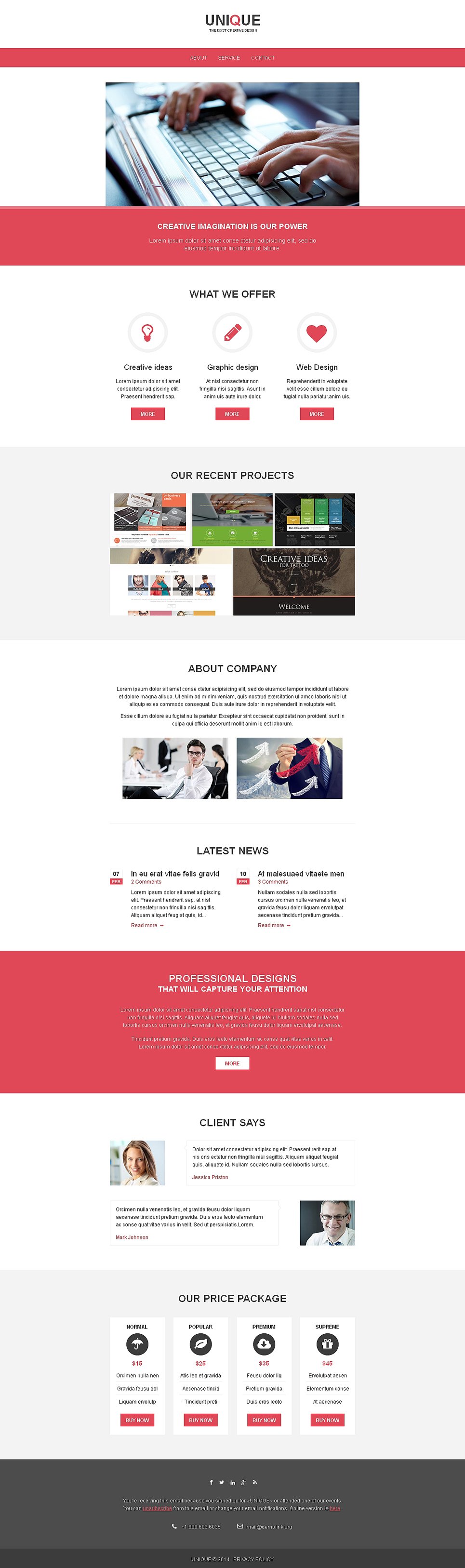 Design Studio Responsive Newsletter Template New Screenshots BIG