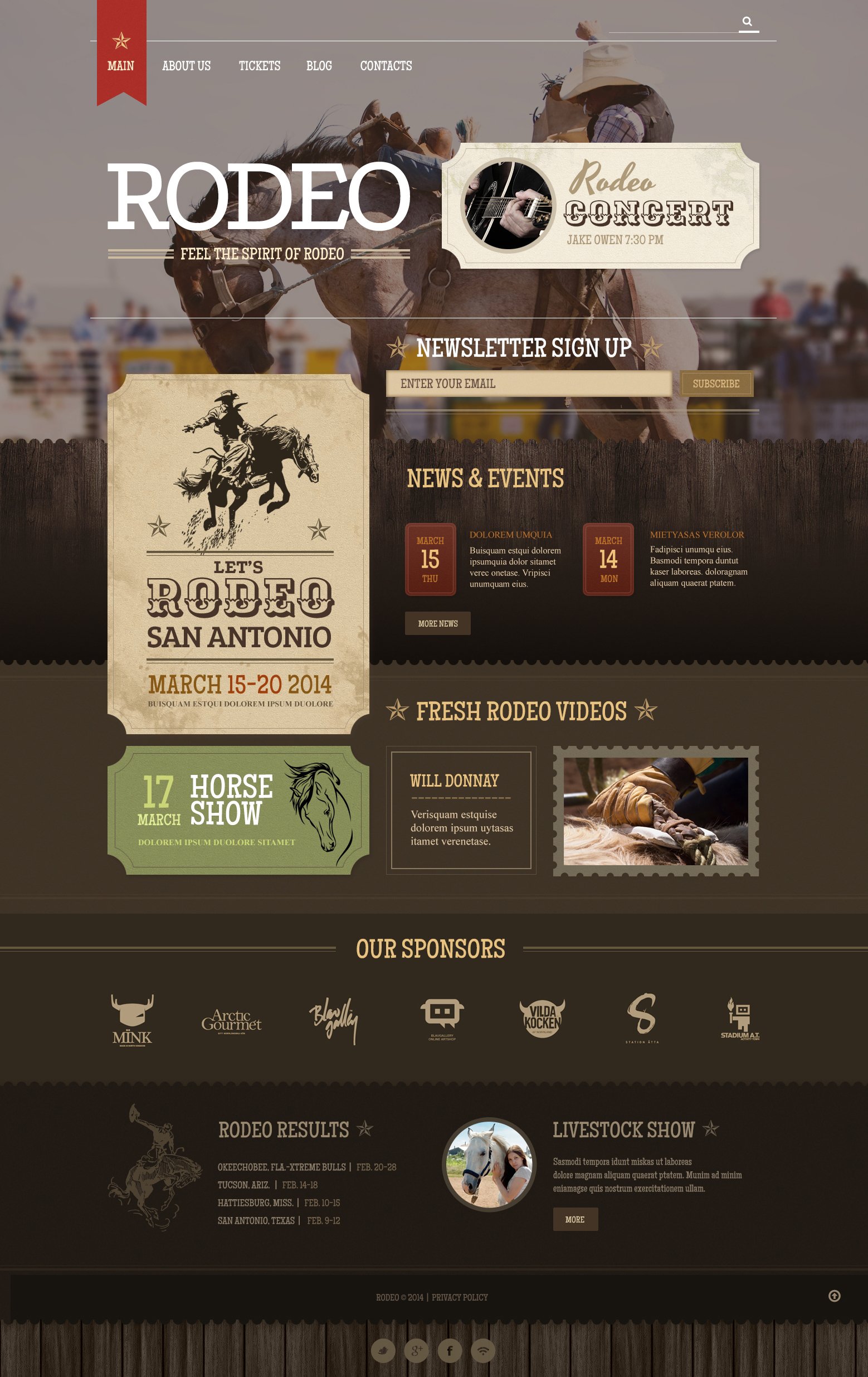Horse Racing Responsive WordPress Theme