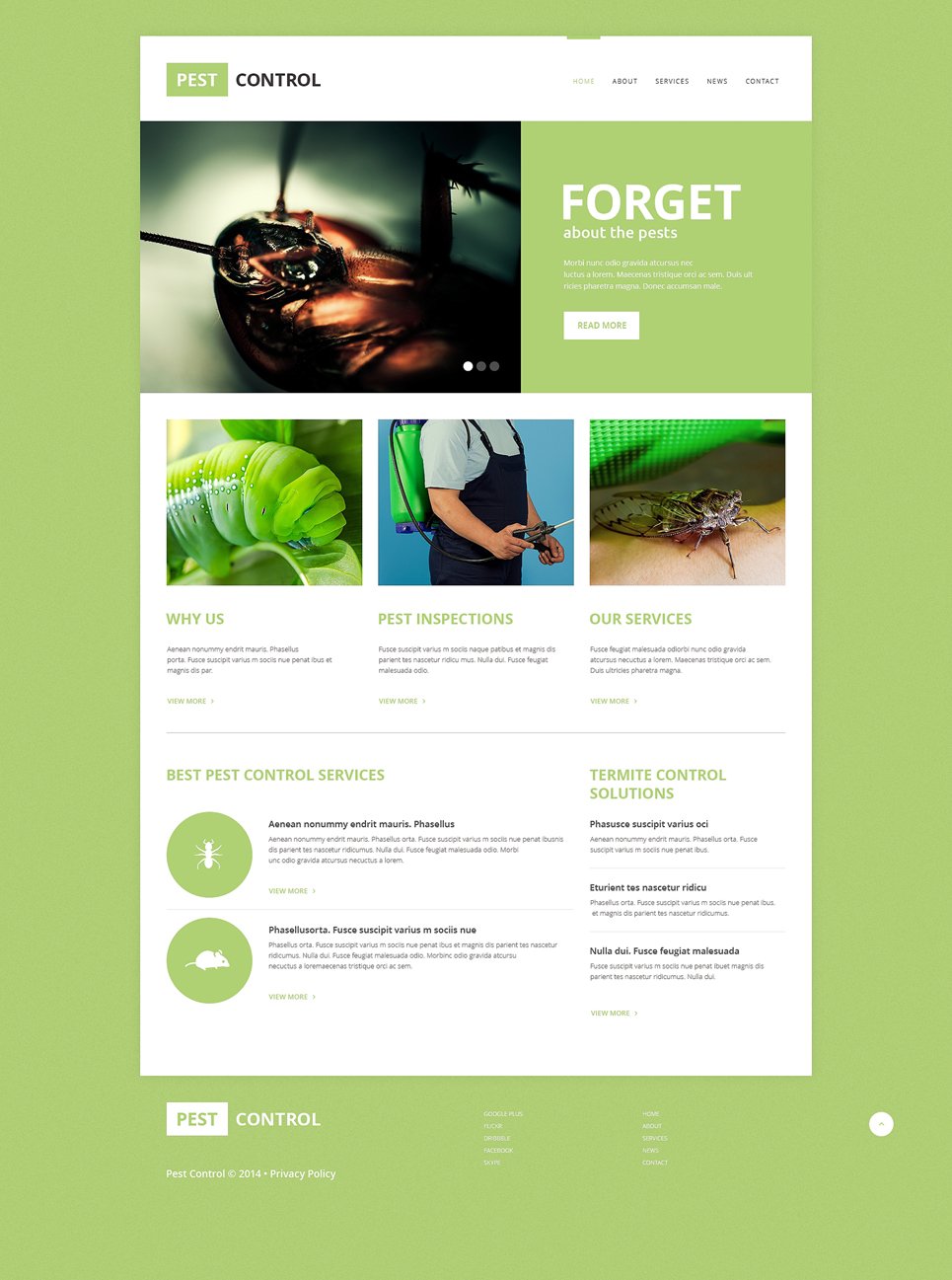 responsive layout template free download