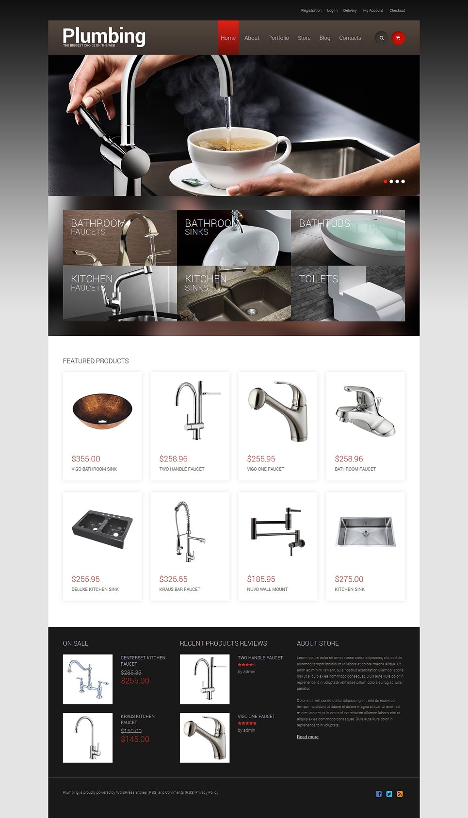 Plumbing Responsive WooCommerce Theme New Screenshots BIG