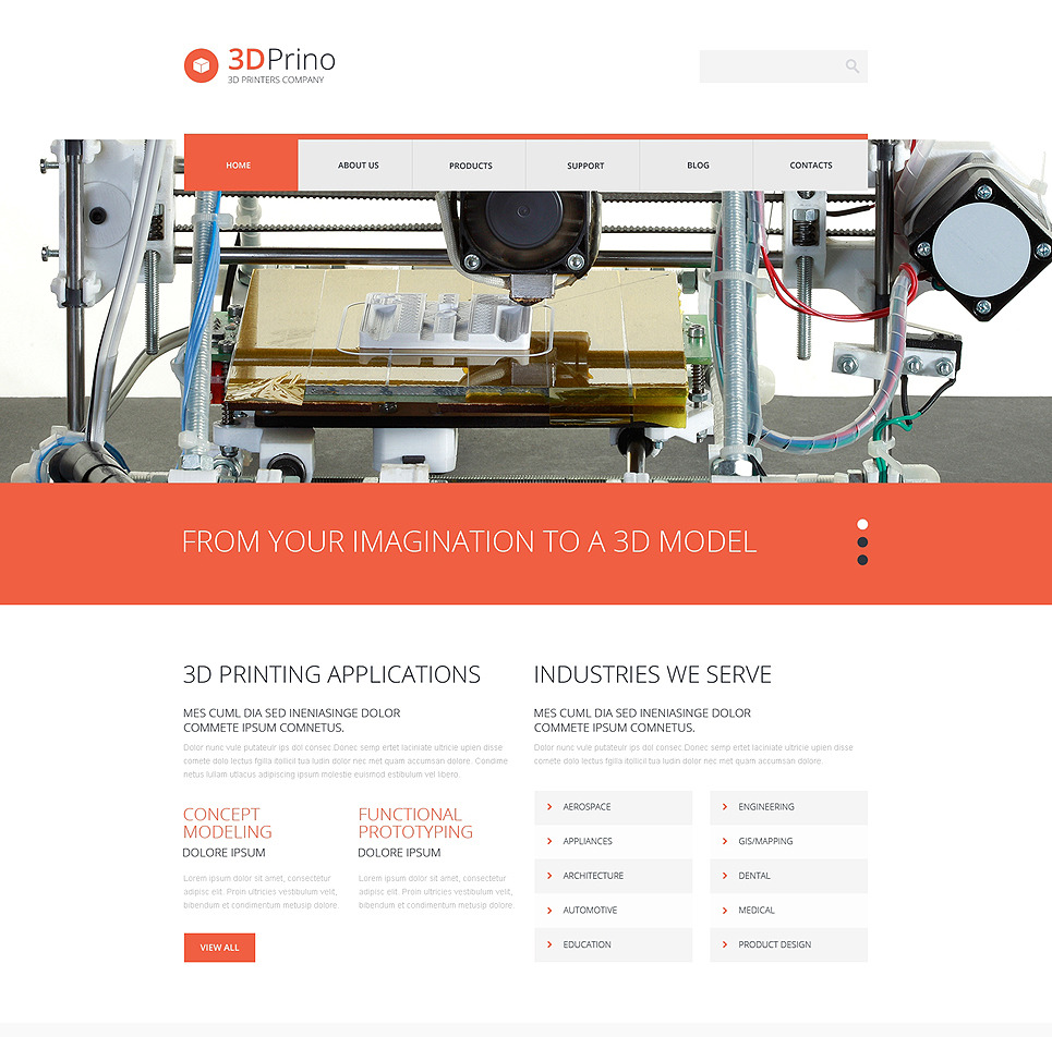 Print Shop Responsive WordPress Theme Site Title