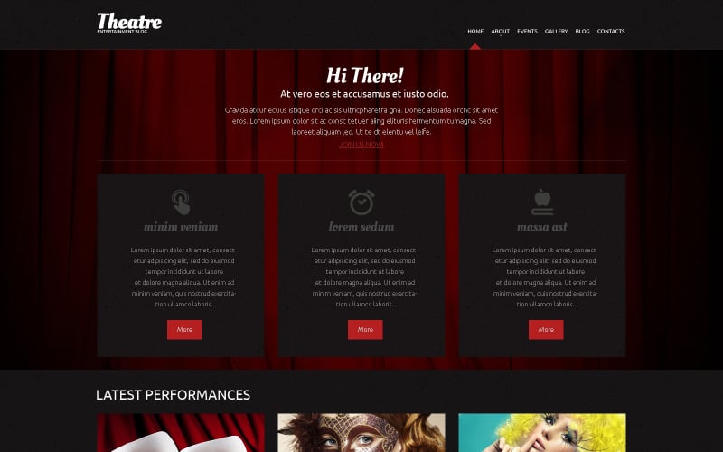 Theater Responsive WordPress Theme