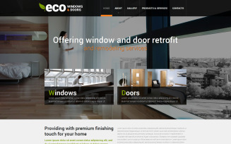 Window Responsive Website Template