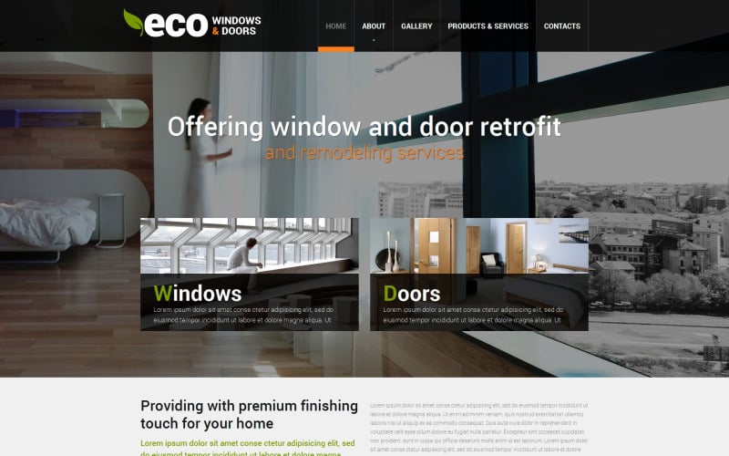 Window Responsive Website Template