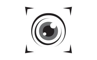 Focus icon vector illustration design Logo template v.11