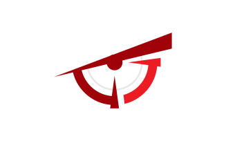 Focus icon vector illustration design Logo template v.14