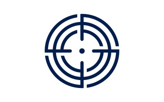 Focus icon vector illustration design Logo template v.15