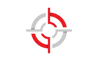 Focus icon vector illustration design Logo template v.7