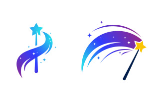 Magic element Circus Vector icon illustration design Template v.4