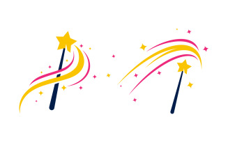 Magic element Circus Vector icon illustration design Template v.5