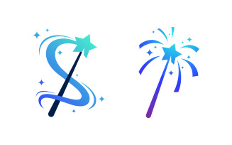 Magic element Circus Vector icon illustration design Template v.6