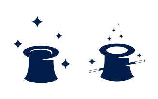 Magic element Circus Vector icon illustration design Template v.7