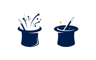 Magic element Circus Vector icon illustration design Template v.9