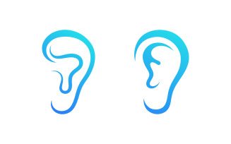Hearing Healthy illustration Template vector icon design v.7