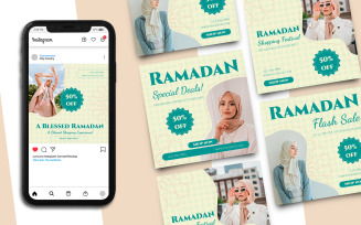 Ramadan Sale Instagram Post Template 321