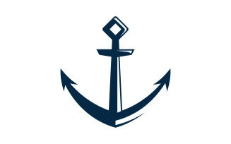 Anchor Ocean icon Element Logo Template vector v.13