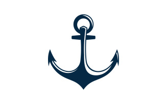 Anchor Ocean icon Element Logo Template vector v.9