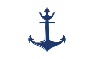 Anchor Ocean icon Element Logo Template vector v.30