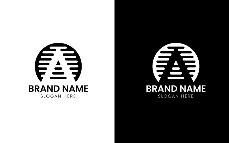 Letter A Iconic Business logo-711 Logo Template