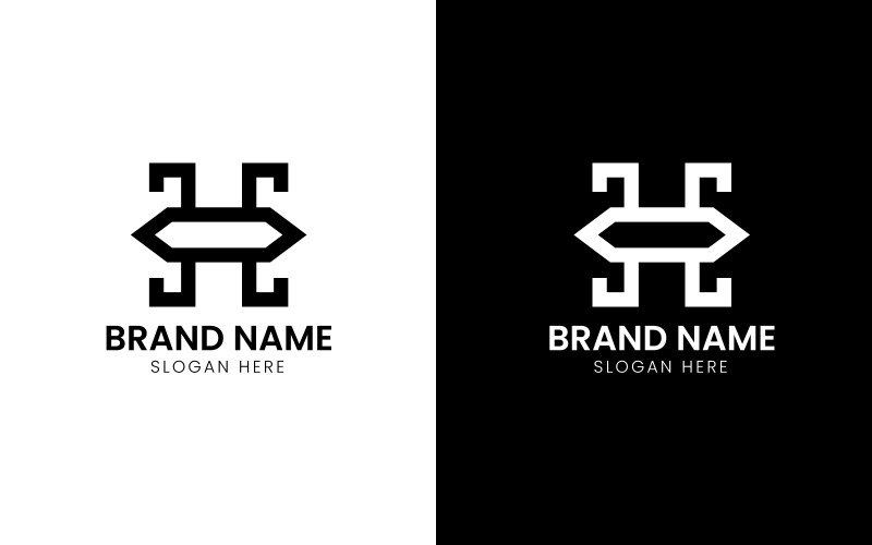 Letter H company logo-715 Logo Template