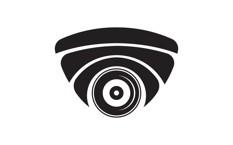 CCTV Security Vector icon design illustration Template v.16 Logo Template