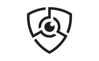 CCTV Security Vector icon design illustration Template v.17