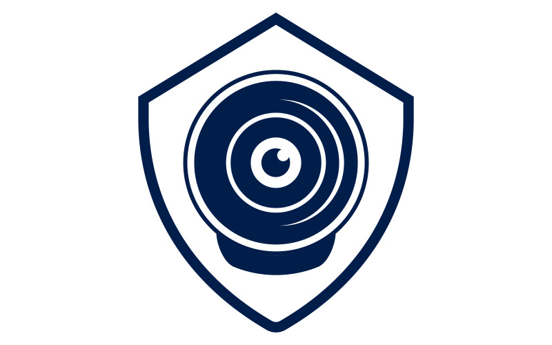 CCTV Security Vector icon design illustration Template v.1 Logo Template