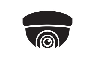 CCTV Security Vector icon design illustration Template v.2
